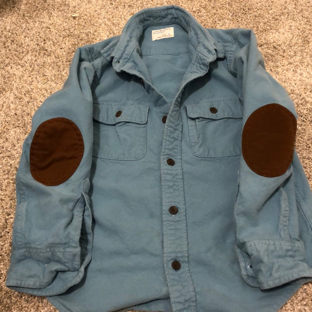 Crew cuts long sleeve flannel shirt